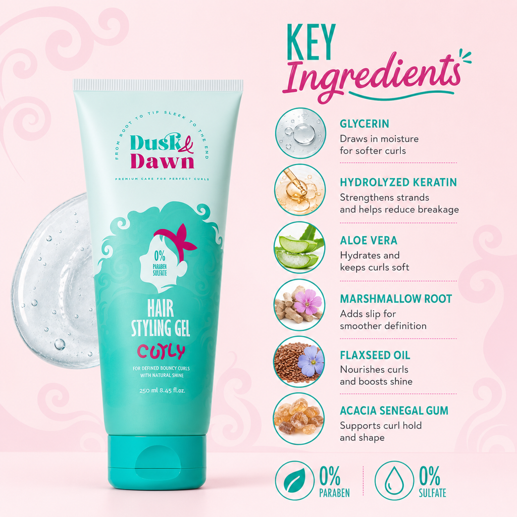 Hair Styling Gel Curly