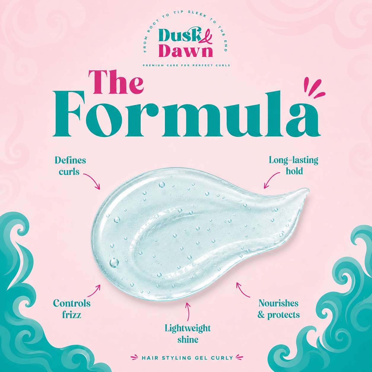 Hair Styling Gel Curly